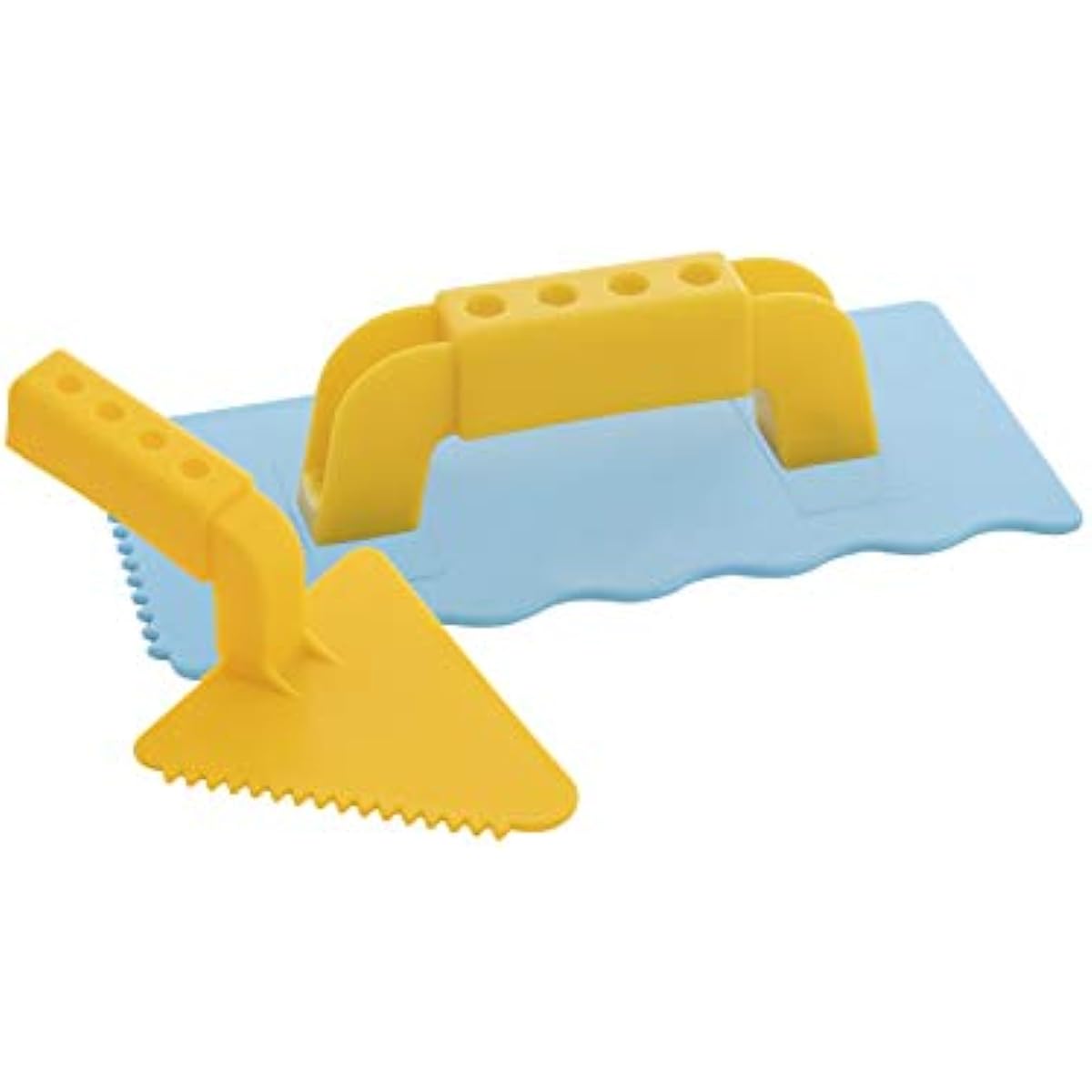 Superio Snow Play Toy Set Trowel Set 2 Pack Snow and Sand Kids Tools Yellow and Light Blue Kids Snow Play Set Snow Fort Beach Mansion Sand Castle