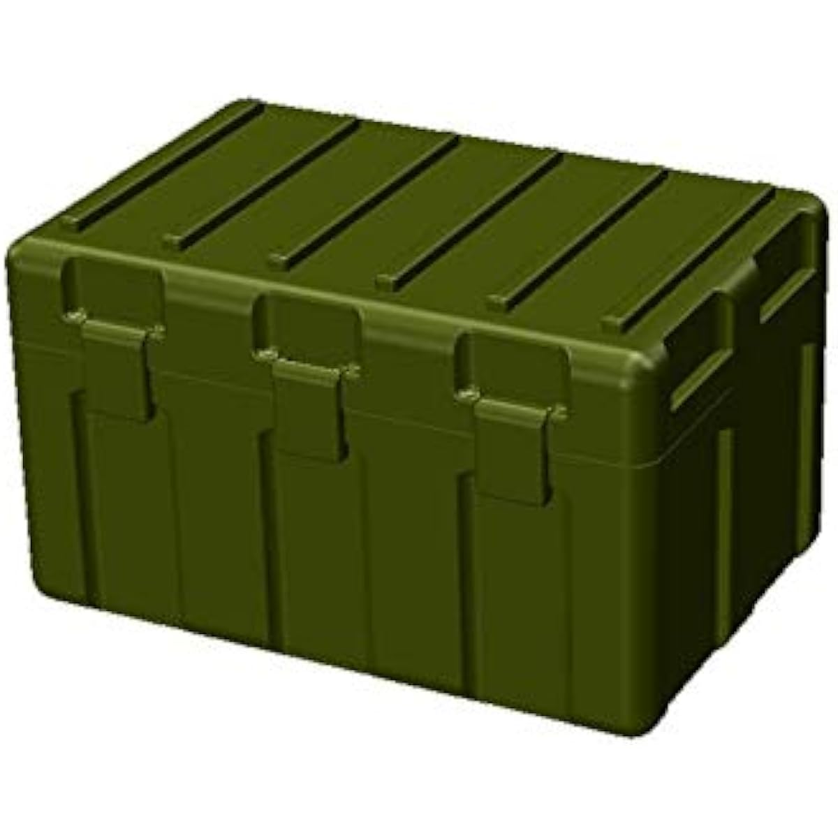 Tank Green TB415 Military Transit Box Compatible with Toy Brick Mini Figure