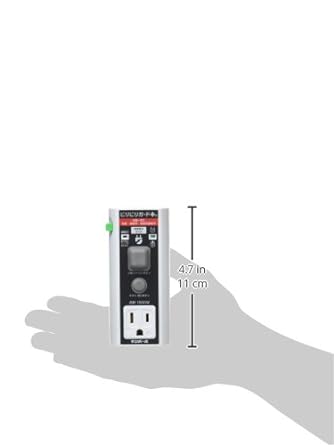 Temparl Industrial Plug Type Earth Leakage Breaker with Grounding Pole Bilibiri Guard Plus Combined Use with Ground Fault, Overload, and Short Circuit Protection 100V/15A/6mA Plug-in Connection Method GB-XC1506