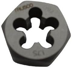 TRUSCO Hexagon Saraenat Dice Fine M18X1.5 TD6-18X1.5
