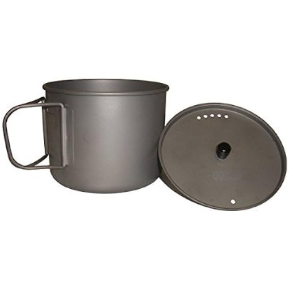 Virgo (Vargo) Titanium Ti-Lite Mug 900 T-417 Camping Equipment Cookware (FF/Men's, Lady's) [Parallel Import]