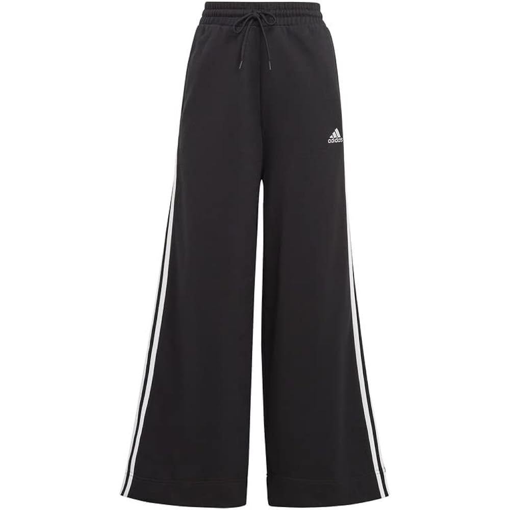 [Adidas] Sweat Pants Essentials 3 Stripes French Terry Wide Pants ENK83 Women's