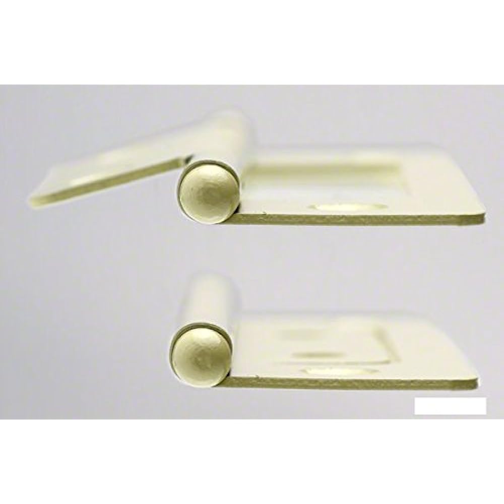 Bidoor BF-80 Iron Flush Hinge Cream (with wood screws) 64mm (on sale) 100 pieces