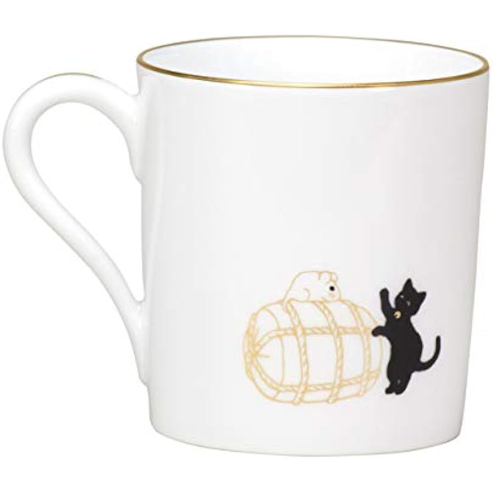[Wrapping with Okura Touen Japanese paper] "Black cat parent and child" - Auspicious story - "Uchide no Gazuchi" 320CC