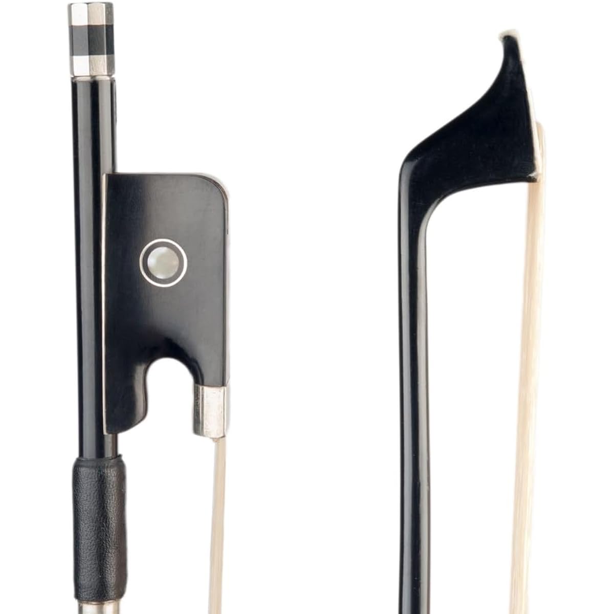 4/4 Size Cello Bow Carbon Fiber Bow Cello Full Size Bow Real Horsehair Ebony Perfect Performance Fast Response Bow