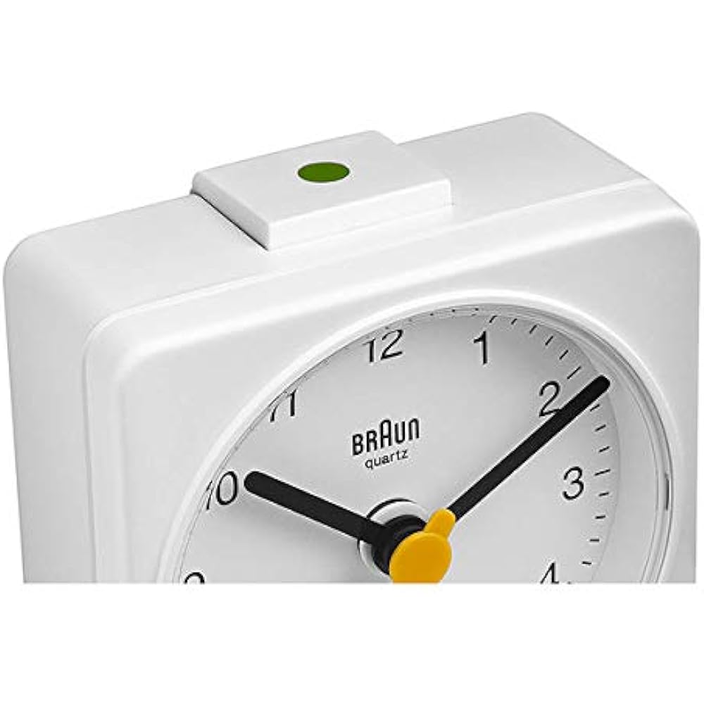Brown BRAUN Quartz Alarm Clock BNC002WHWH [Parallel Import]