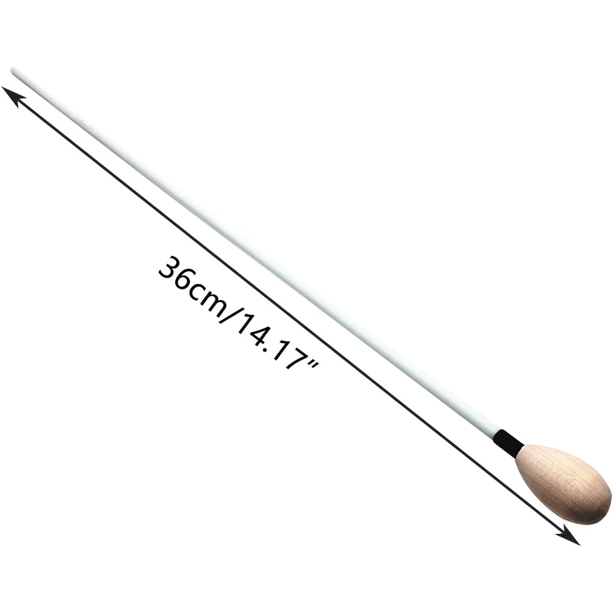 TUOREN Conductor Orchestra Baton 15 Inch Music Conductor Baton with Solid Wood Handle 4 Pieces