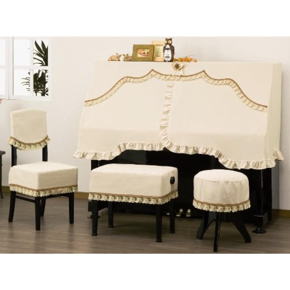 Piano cover, half cover, PC-415B, for sizes S to M
