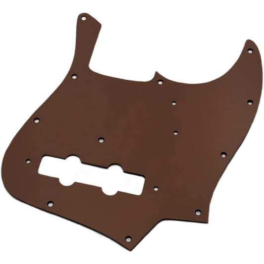 Anodized pickguard for Jazz Bass 60s Bronze Brown Made of metal, compatible with instruments modeled after the 60s such as Fender 2