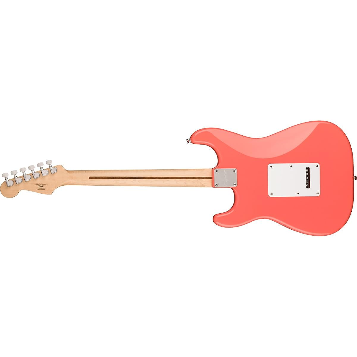 Squier by Fender SONIC STRATOCASTER HSS Tahitian Coral Electric Guitar Beginner 14-piece Set [Includes MG10] Stratocaster Squier/Squier