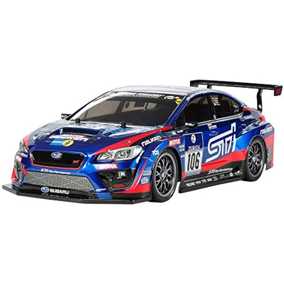 Tamiya 1/10 XB Series No.207 XB SUBARU WRX STI NBR Challenge TT-02 Chassis Pre-painted Finished Model with Radio Control On-road 57907