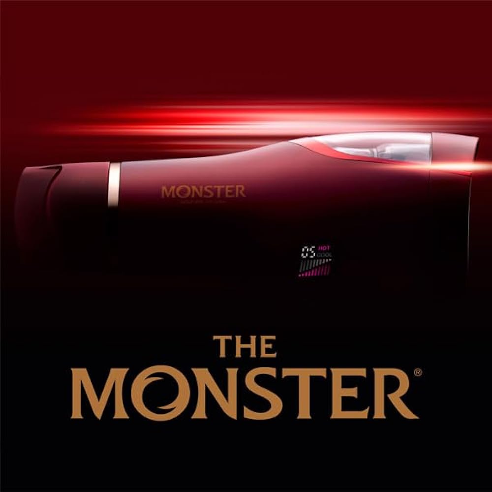 KOIZUMI KHD-W900-R Monster Double Fan Dryer 1300W Large Air Volume Red