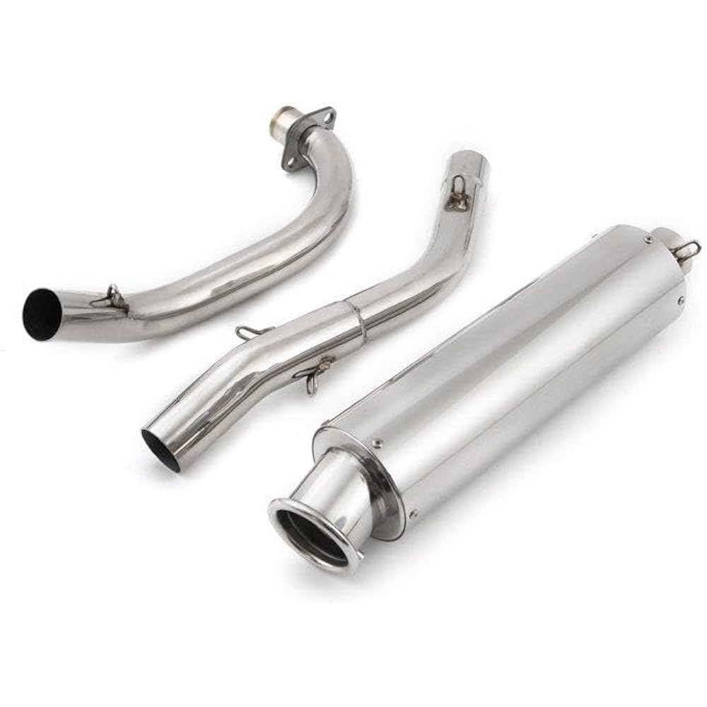 HELIOS Honda Super Cub 50 / 70 / 90 Up Muffler Stainless Steel Cab Car Full Exhaust HONDA Custom External Product Up Suge