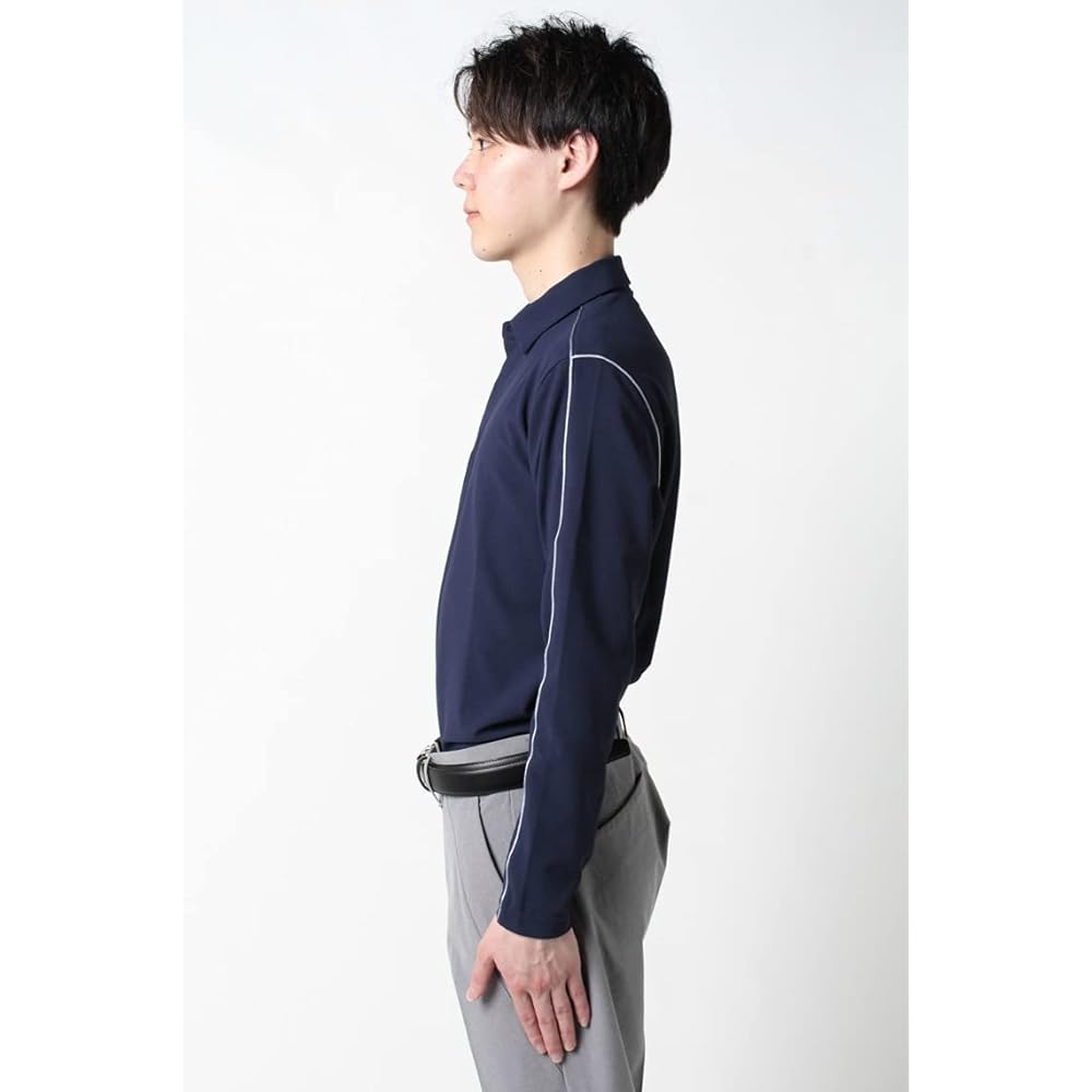 [DESCENTE] 21 Autumn/Winter Model Golf Long Sleeve Shirt Switchable Sweat Absorbent Quick Drying UV Care UPF50+ DGMSJB01 Men's
