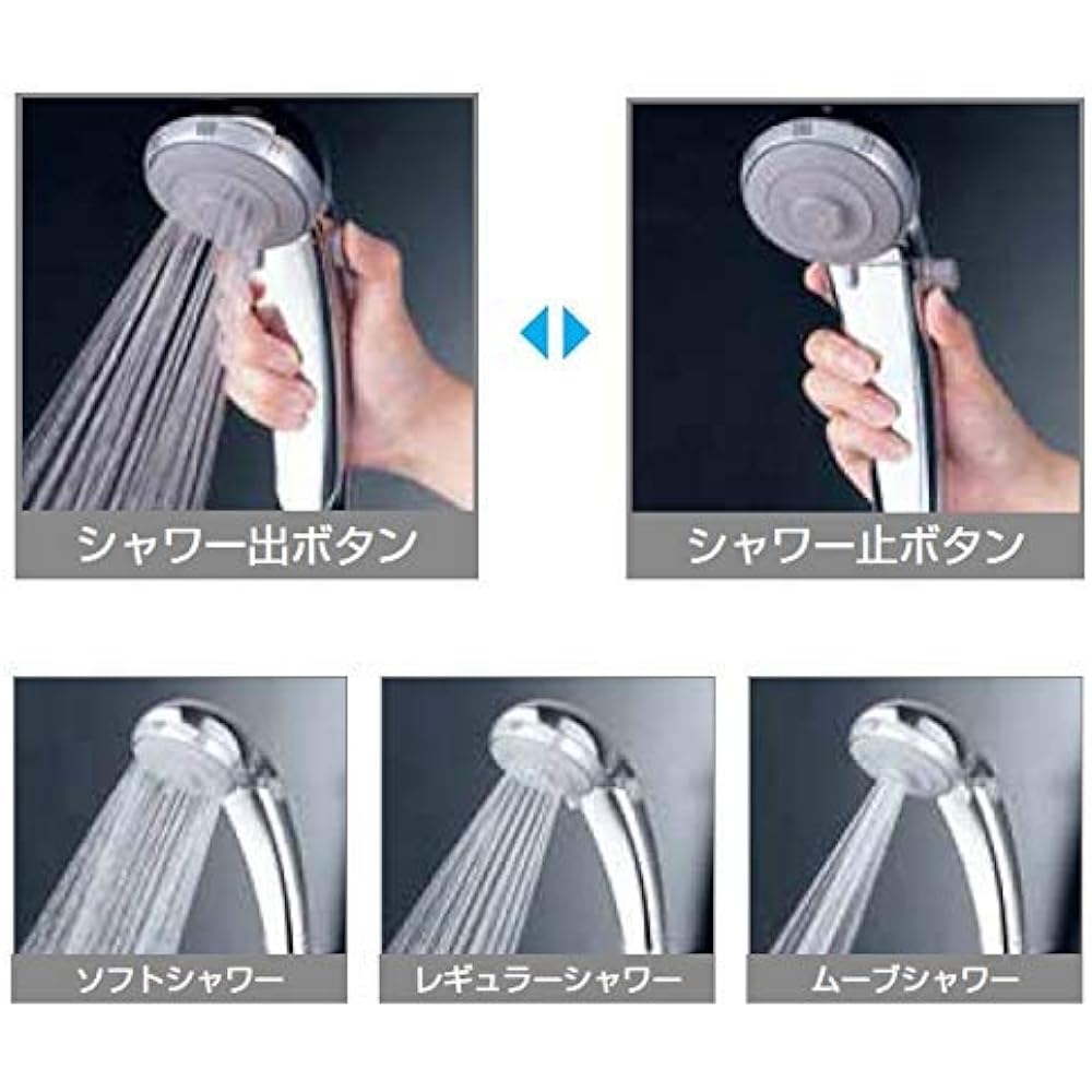 KVK 3WAY one-stop shower head (with pressure reducing device) Z980