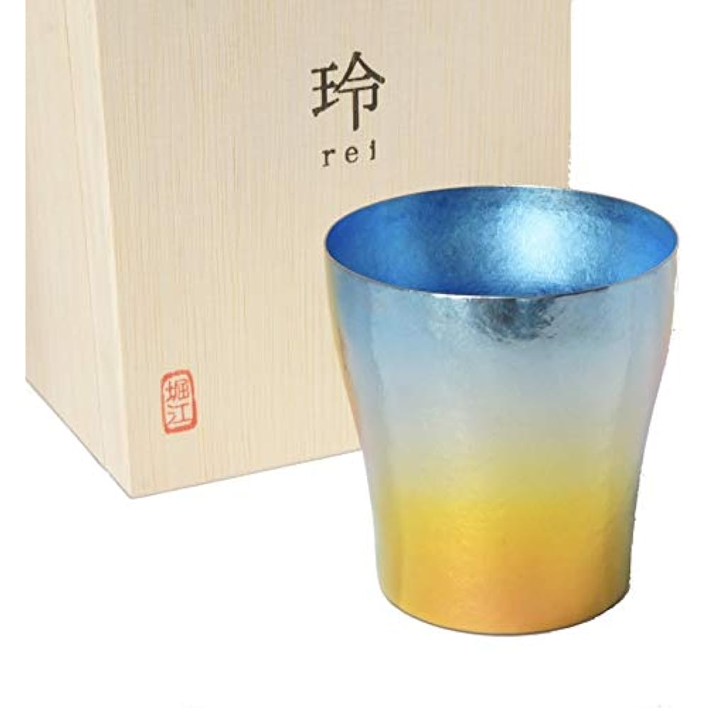HORIE Gradation Titanium Double Tumbler Rei Hana Titanium 250cc Sky SORA Sky Blue T15KM250G09 T15KM250G09