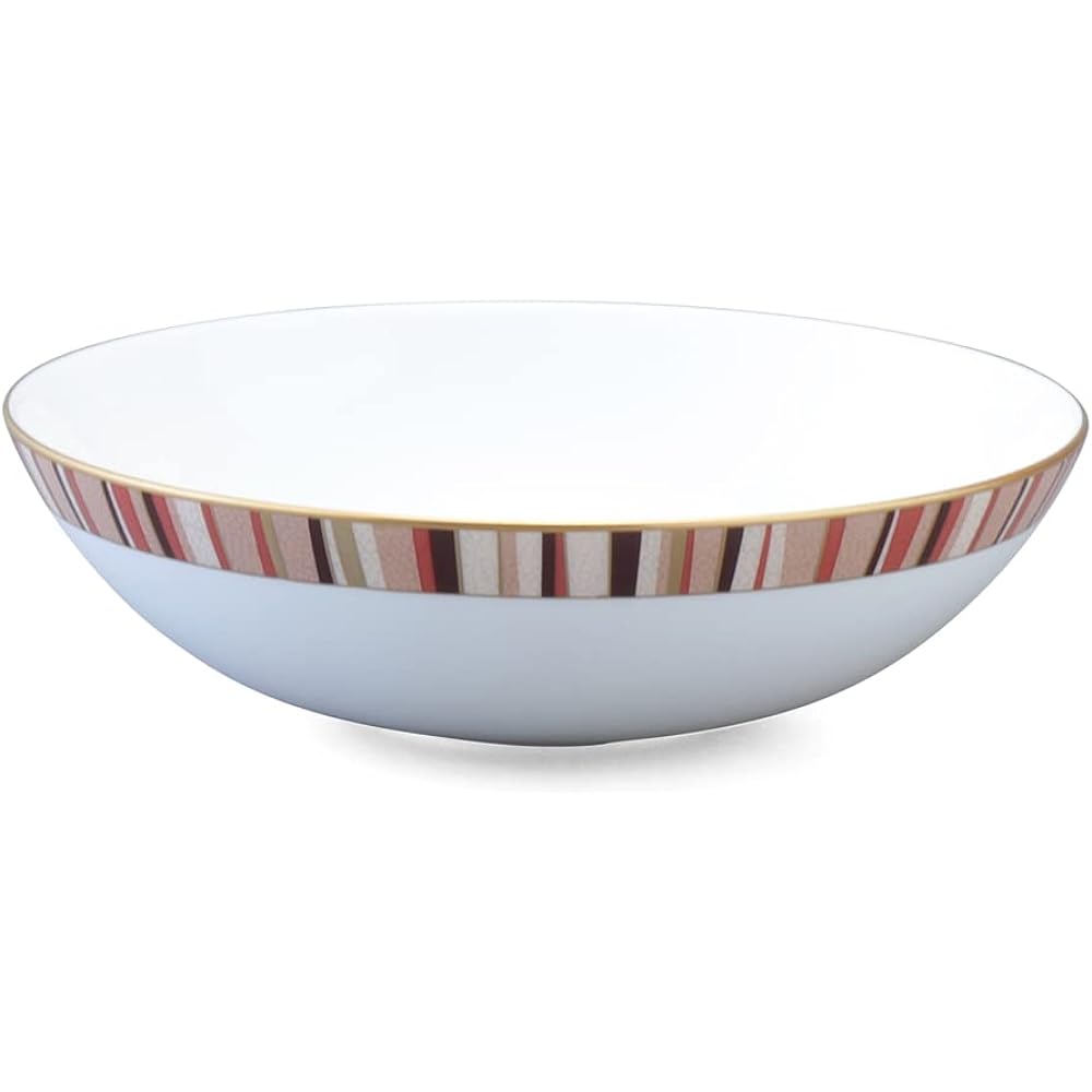 NARUMI Large Plate Brown Diameter 27cm Shagreen Red 52148-1557