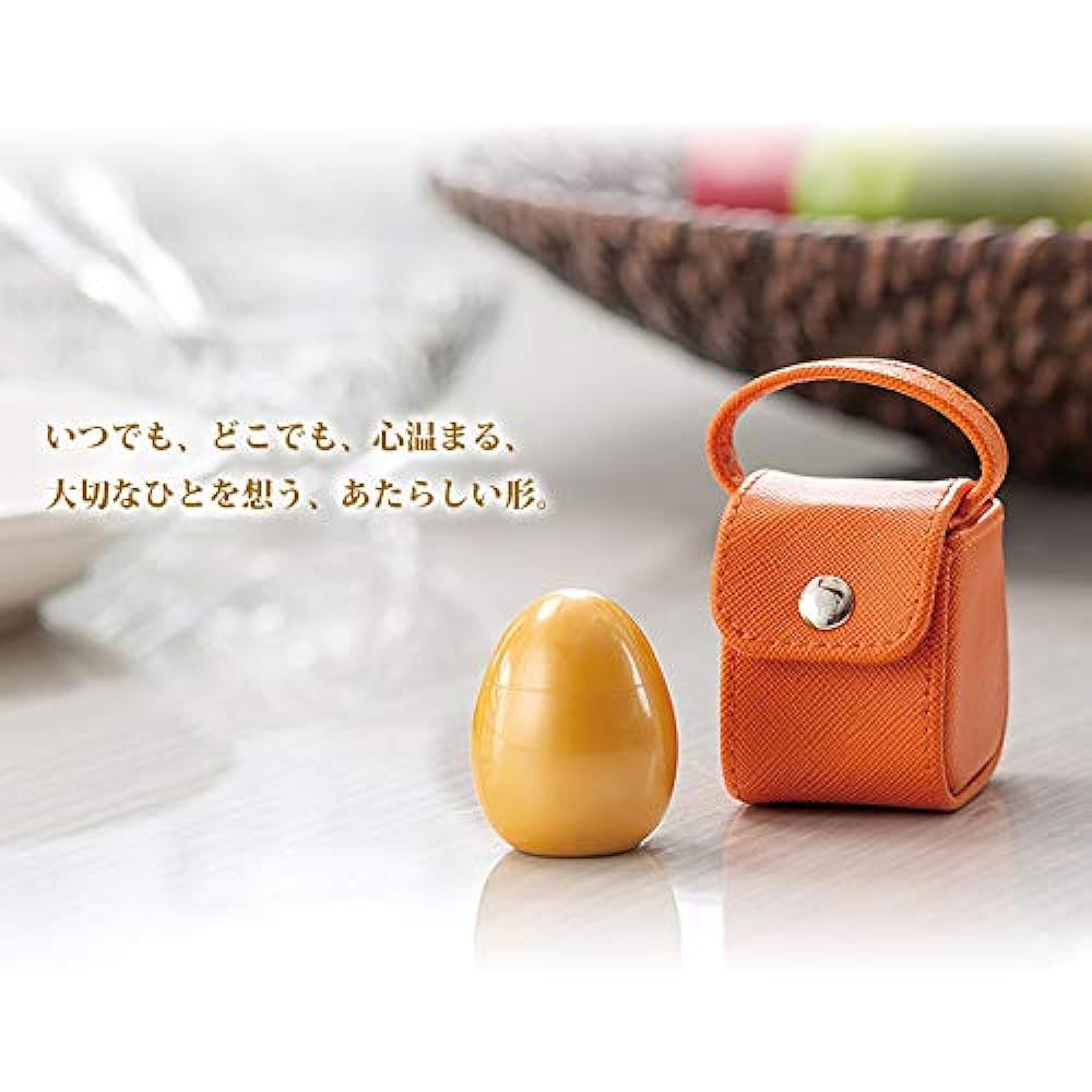 Soul Petit Pot Mini Urn Portable Popo Sweet Maron Brass Mini Urn for Sharing Ashes Handheld Memorial Portable Pouch Chestnut Color