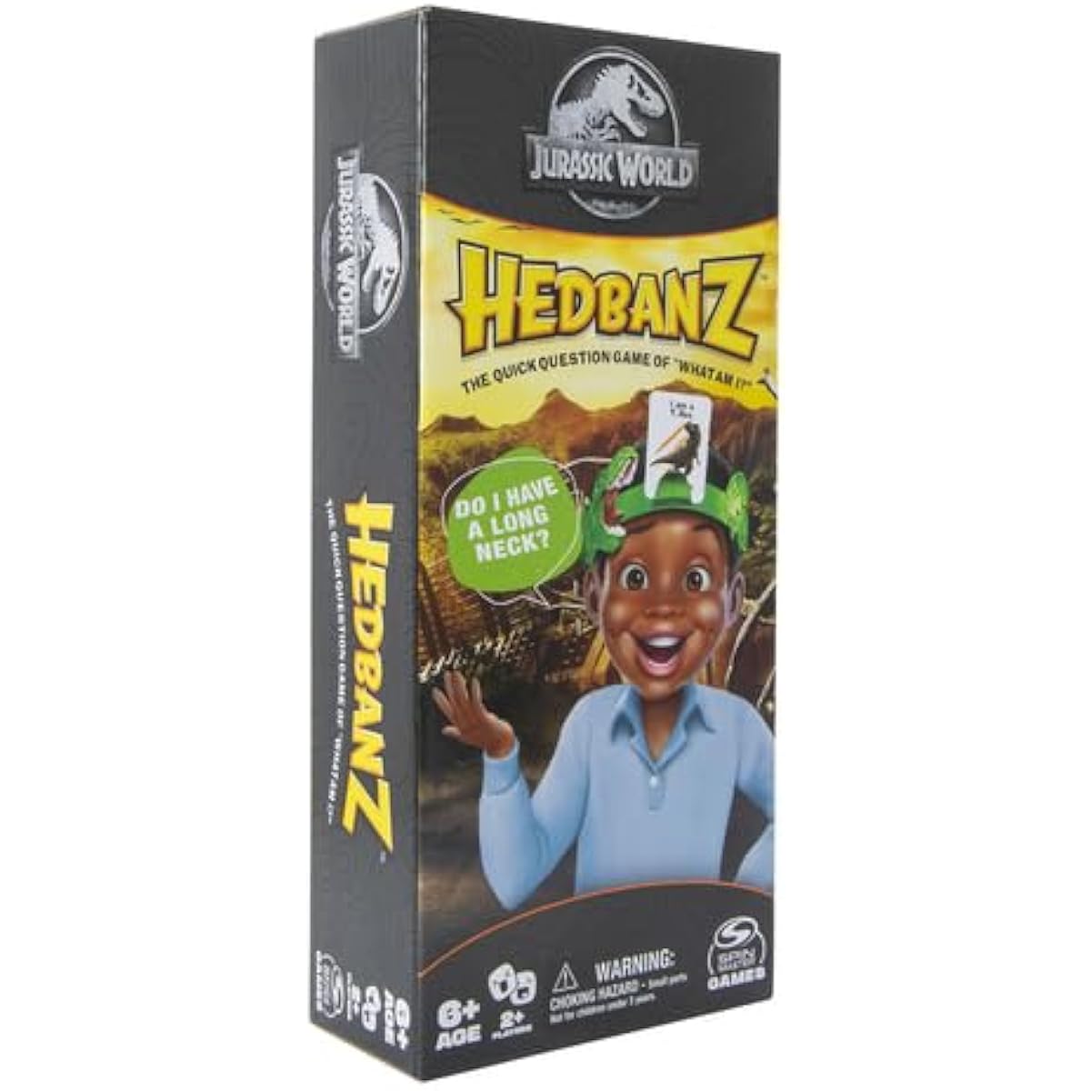 Spin Master Games Jurassic World Headbangs Family Games Night Games What Am I?