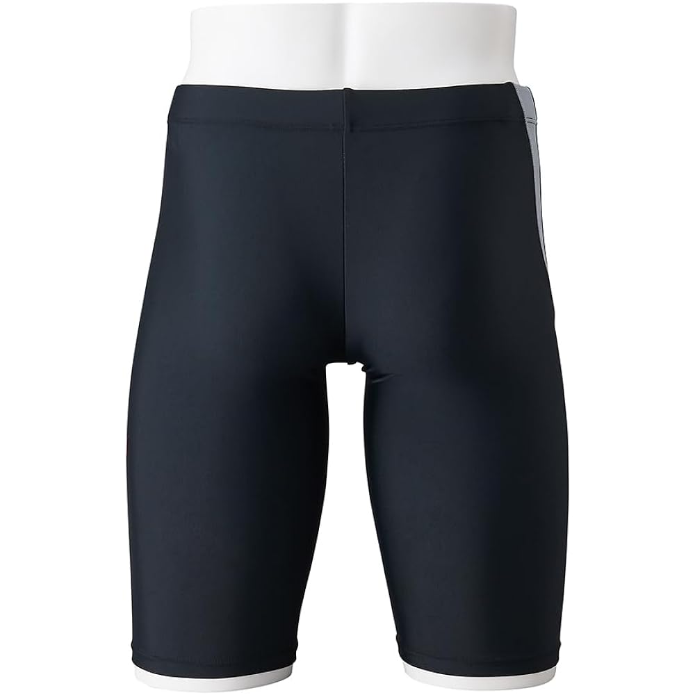 [Mizuno] Swimming Fitness Swimsuit for Gym Men's Half Spats (Inseam 26cm) Comes with 3D Cup