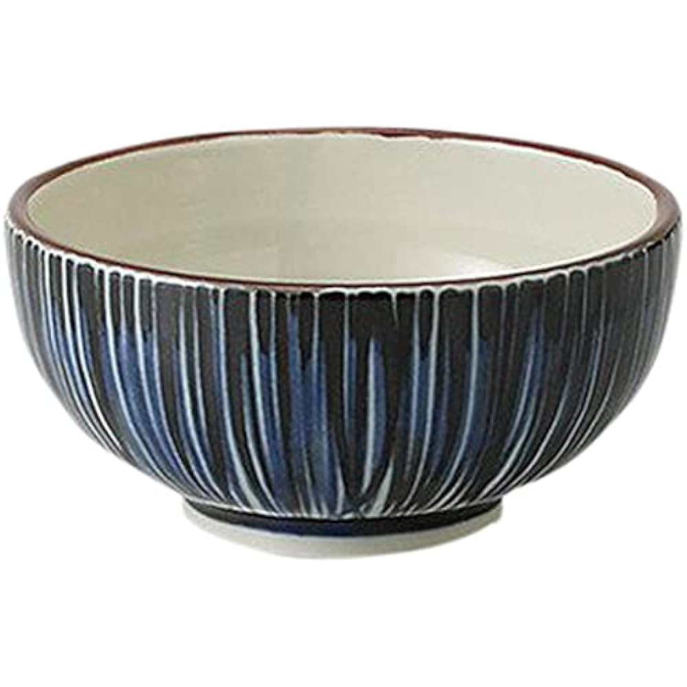 Set of 10 5.5 bowls [17.1 x 8.3cm 574g] [Rice bowl] [Restaurant, Inn, Udon, Soba, Ramen, Japanese tableware, Restaurant, Commercial use]