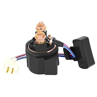 Starter Solenoid Relay Motorcycle Starter Relay for Yamaha SR185 SRX250 YFB250 YFB250F YTM200 YTM200E YTM225 YTM225DX TTR225 TTR250 TW200