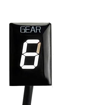 Digital Meter Display Motorcycle Speed Gear Display Indicator 1-6 Speed ECU Plug Kawasaki ZX-6R Z750 ER-6N ER-4F Ninja 250R KLE650 Vulcan 900 Indicator Meter Display