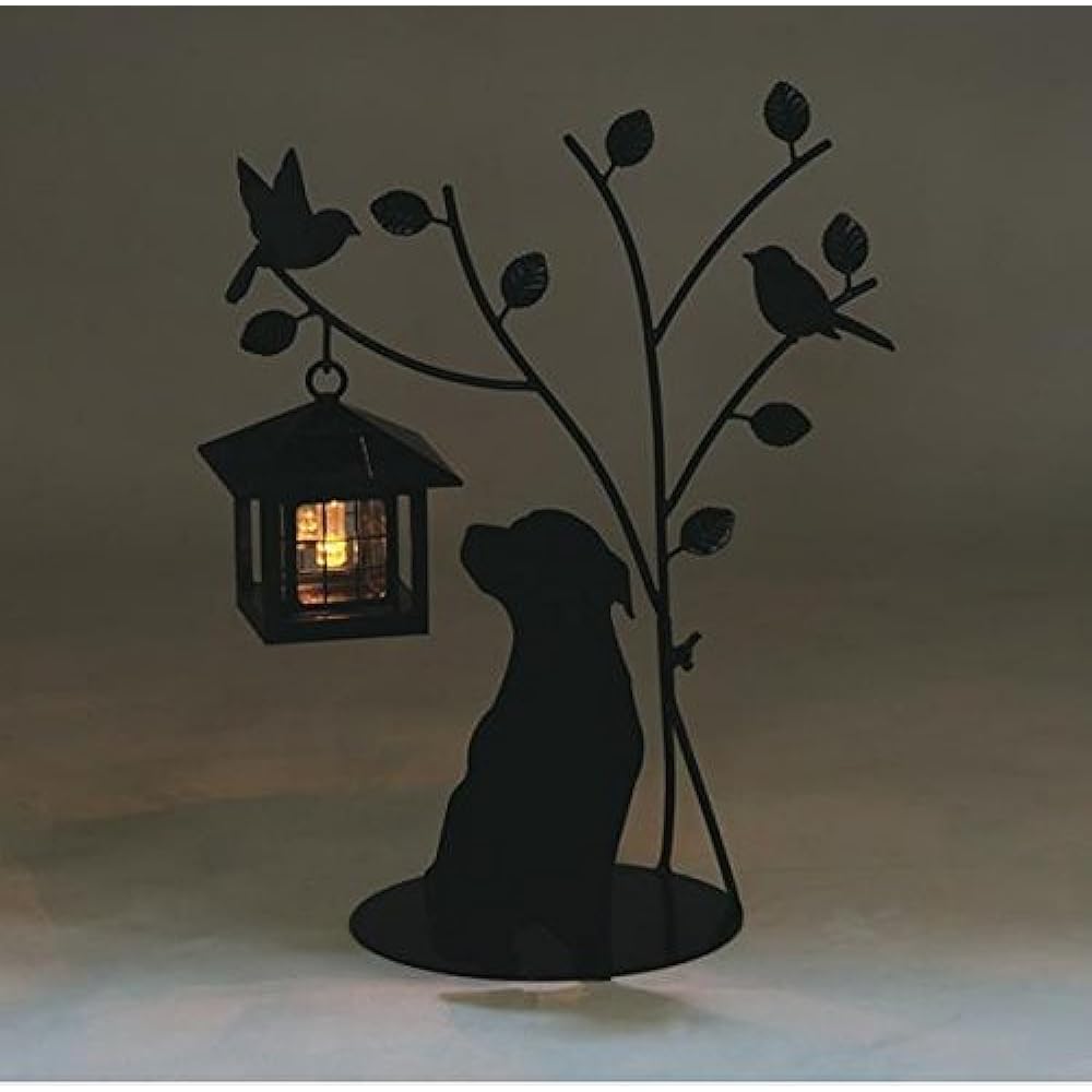 Setcraft Silhouette Solar (Tree&Dog) SI-1953-900 Height: Approx. 44.7cm