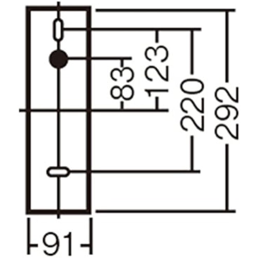 Panasonic LED porch light LGW80201LE1 [construction required]