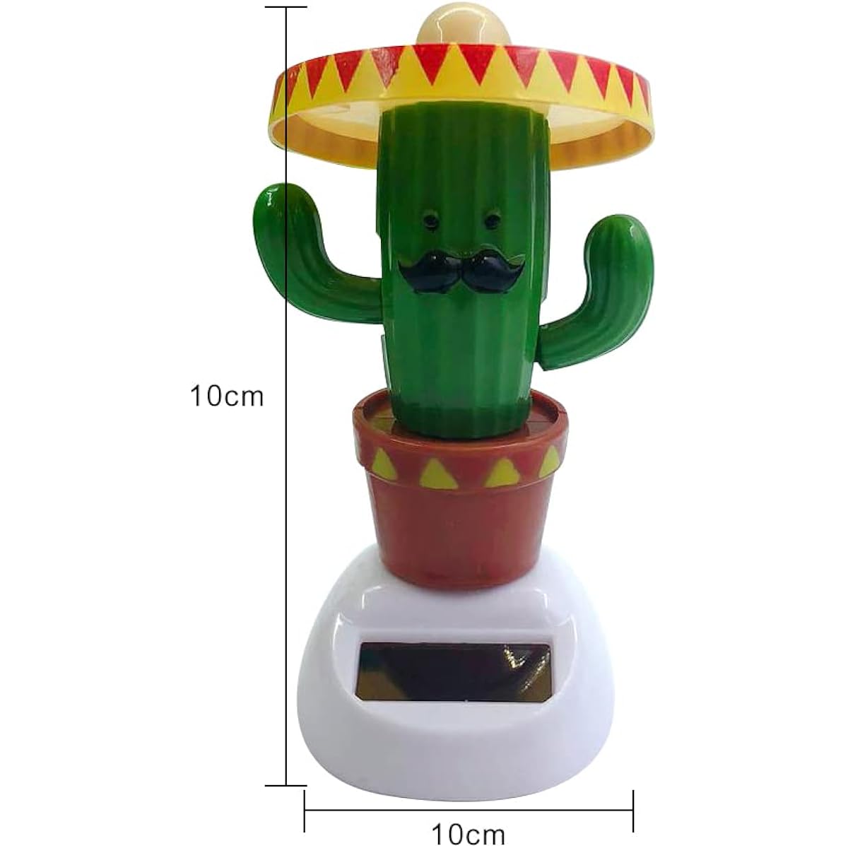 Mersuii Solar Shaking Head Doll Toy Hawaiian Hula Dancer Girl Dashboard Swaying Ornament Figure Model Shaking Ornament for Car Office Desk Home Decoration