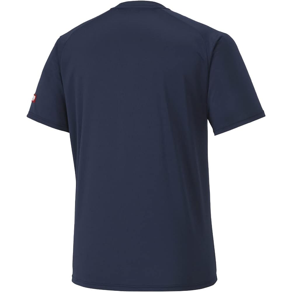 Mizuno 82JAA104 Table Tennis Wear, Game Shirt, Short Sleeve, U-Neck, Unisex, Sweat Absorbent, Quick Drying, JTTA Officially Approved