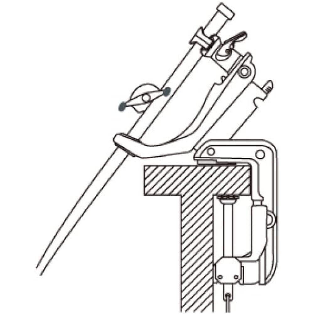 DAIWA Rod Holder Power Holder CP160CH Red 665087
