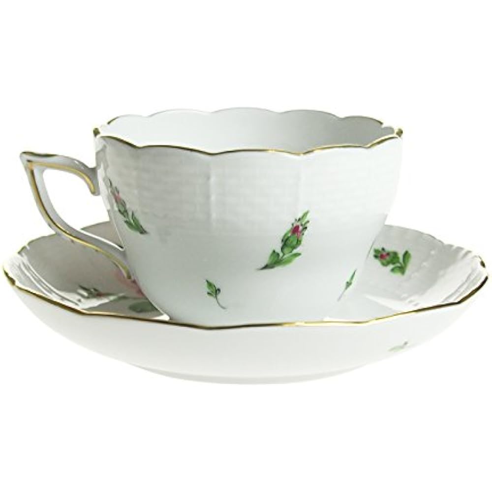 Herend Cup_Saucer Hand Veined Dual Use RB 730-0-00
