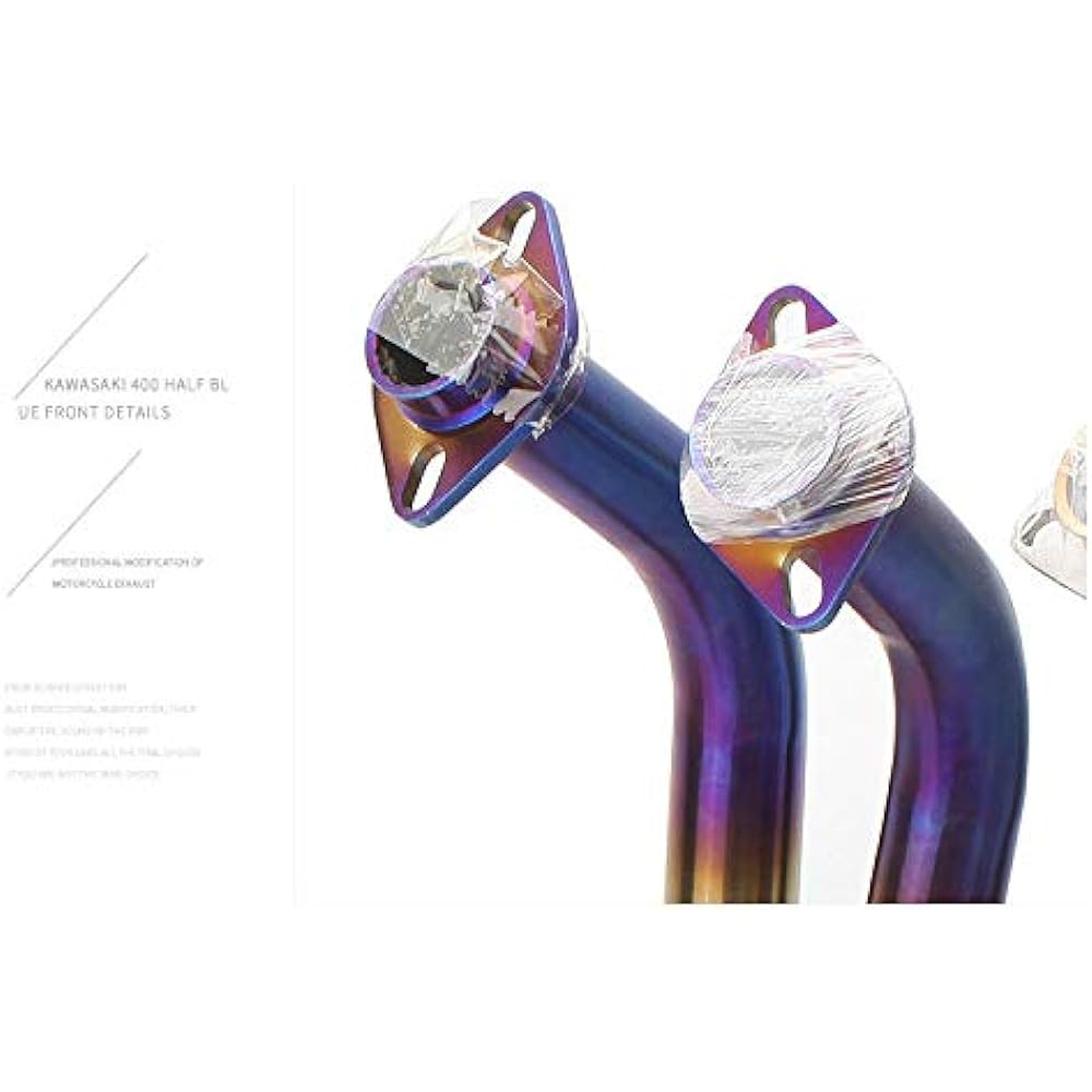Motorcycle Exhaust Port Exhaust Pipe Intermediate Pipe Motorcycle Silencer Slip-on Muffler Motorcycle Muffler Full Exhaust Ninja250/Z250 (2017-2022) Ninja400/Z400 (2018-2022) Applicable