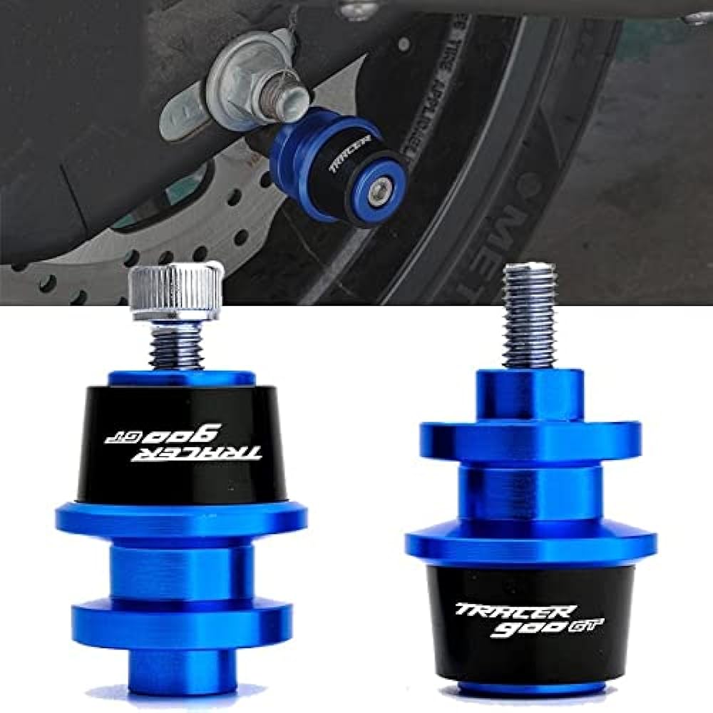 Swingarm Spool Stand Screw Slider Motorcycle Accessories CNC Aluminum 6MM Spool Slider Stand Screw Yamaha Tracer For 900gt 900GT MT09 (Color : Gold)