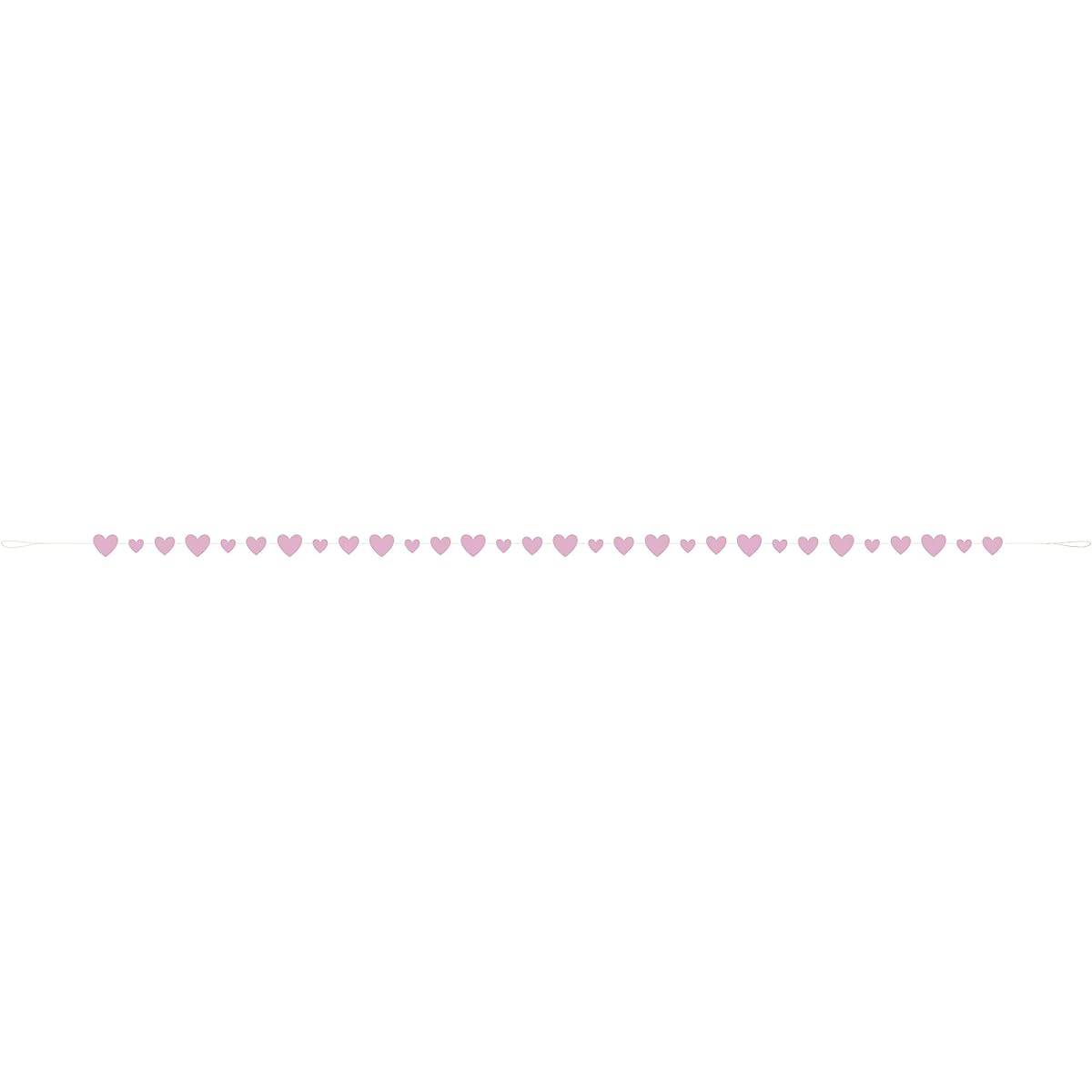Unique Industries 73368 9' Pink Heart Baby Shower Garland