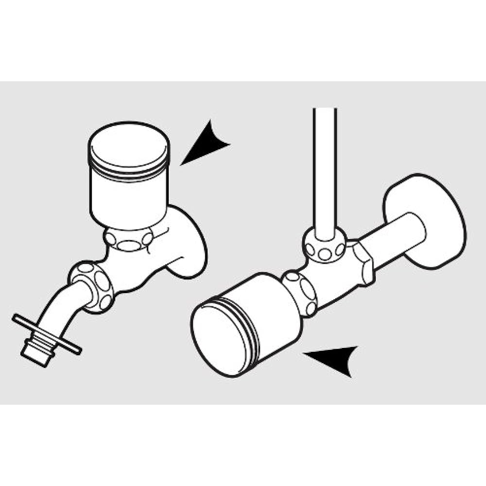 SANEI water hammer reducer upper part Installed by replacing the upper part of the faucet Reduces water pipe noise and vibration PU7321-13