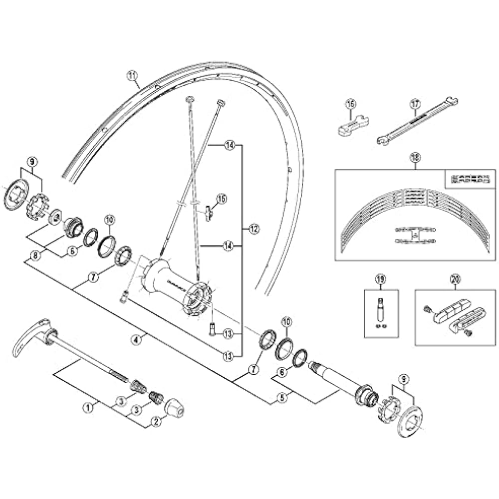 SHIMANO Repair Parts RD-RX817 Right Plate Assembly Y3HT98080