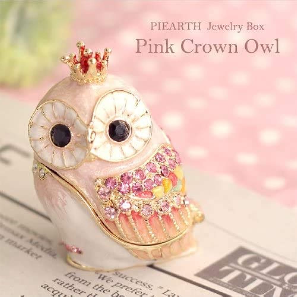 ＜ [Online Only] Owl Set＞ Pink Crowned Owl & Owl Fairy Blue Search for "12-set60 Owl Set" [Pierce Directly Managed Shop]