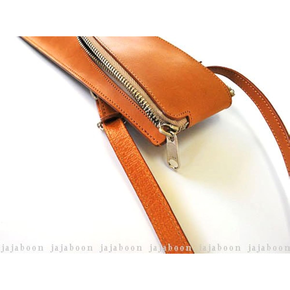 JAJABOON Leather Drumstick Case Slim Stick Bag Camel (with Tuning Key Pocket) Musical Instrument Accessories