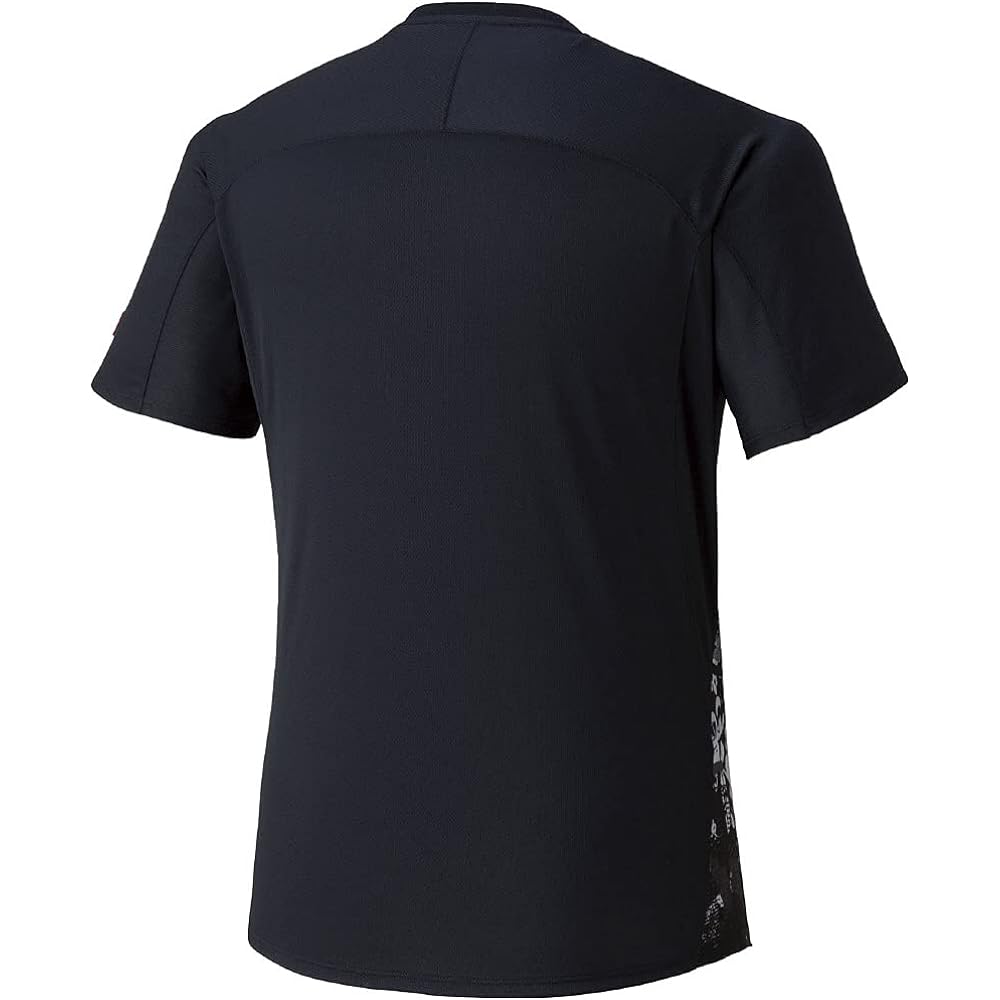 [Mizuno] Table Tennis Wear Game Shirt V-Neck Short Sleeve Sweat Absorbent Quick Drying JTTA Red 82JA1501