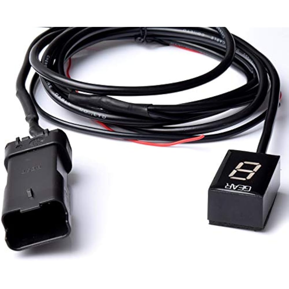 Ducati Monster 696 795 796 ABS/NON ABS All Years 796 Corse Stripe ABS/Non ABS ll Years Motorcycle Gear Indicator LED 1-6 Level Display Shift Light Bike Meter (Red, Gear Indicator)