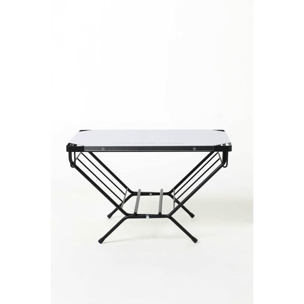 CAPTAIN STAG Outdoor Table Bonfire Table Firewood Rack Stainless Steel Firewood Rack Table Width 440 x Depth 300 x Height 260mm Storage Bag Included UC-568 Silver