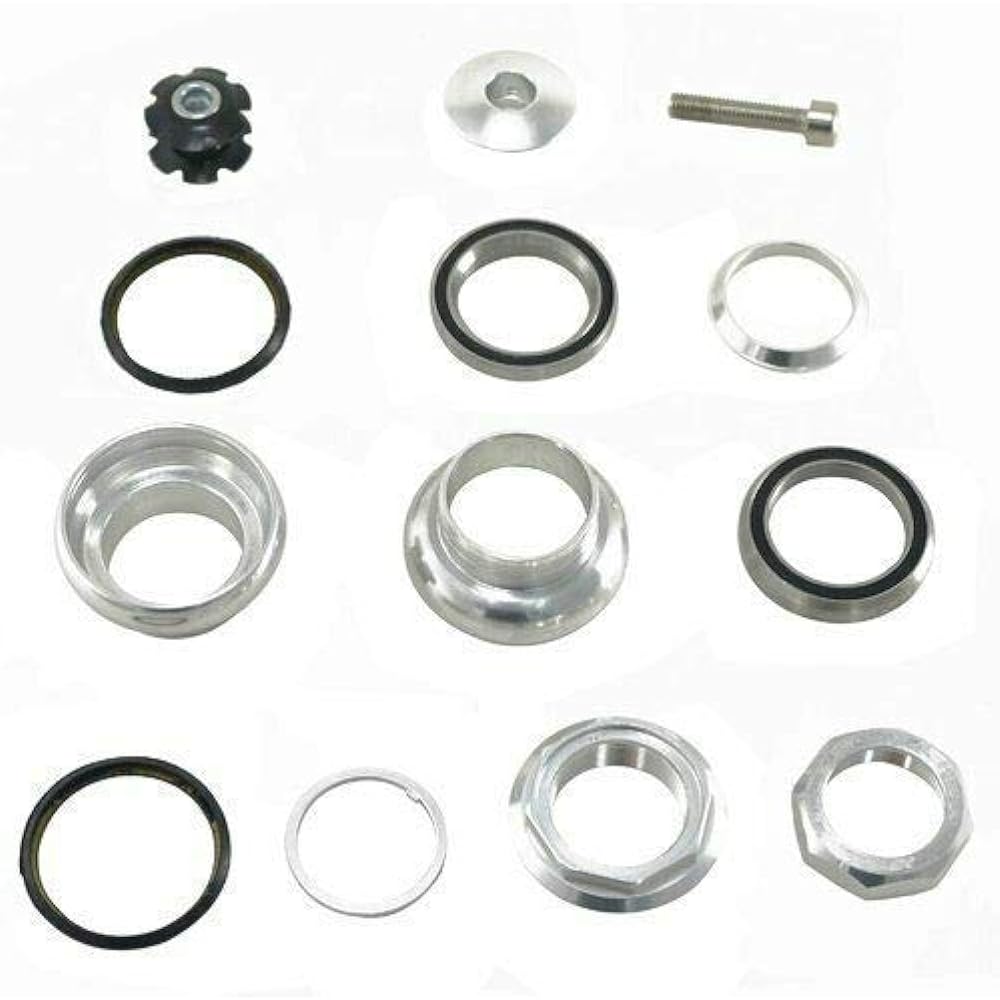 FSA Duron X 1" Inch Threaded Headset 22.4/26.4mm Sealed Bearings, Silver #XTE1713