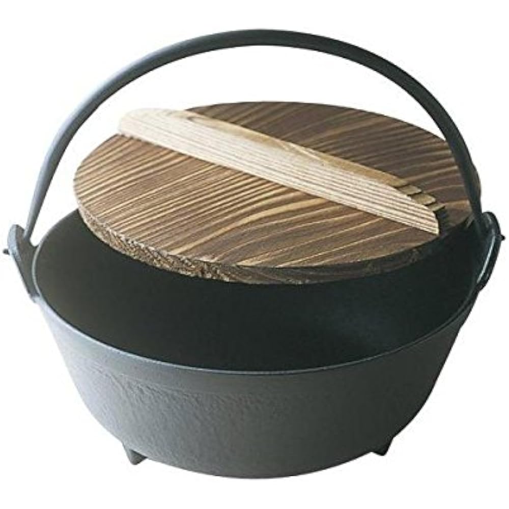 Oigen Nambu Ironware Round Pot 7 inch Open flame compatible F-21