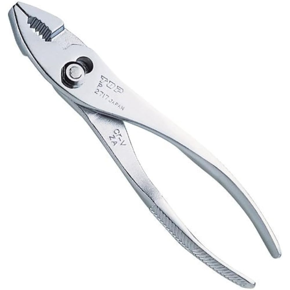 Top Industry (TOP) Combination pliers Opening 0~25mm 2 stages Cutting wire up to φ4mm P-200 Tsubame Sanjo Made in Japan *6 pieces included