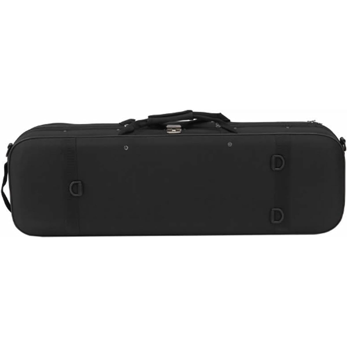 Violin Case, 4/4 Full Size Violin Hard Case, Portable Lightweight Violin Case Backpack with Hygrometer, Professional Violin Case Backpack, Rectangular Violin Hard Case for Violinists, Black