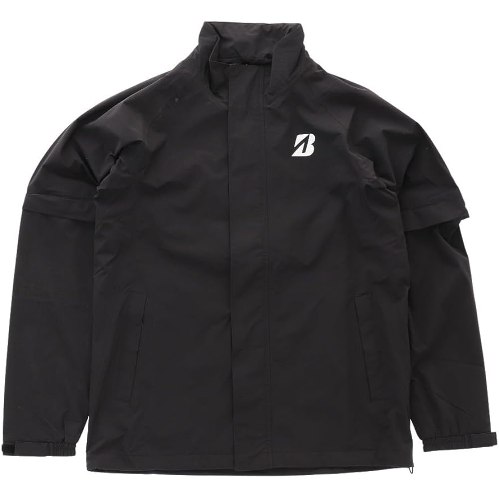 [Bridgestone Golf] Rain Blouson Pants Set Suigami 81G03 Men's Black LL
