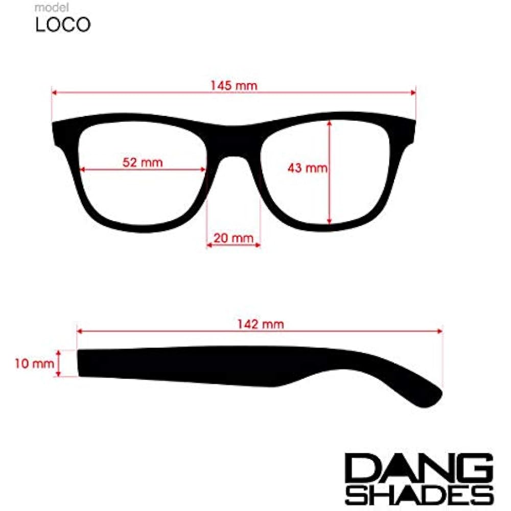 DANG SHADES Sunglasses Polarized Lenses LOCO Black Matte with Beer x Chrome Polarized Takayuki Nakamura Designed Model 00391