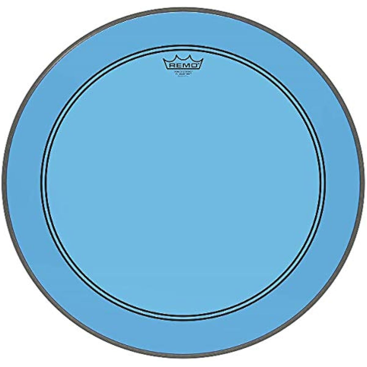 REMO Drum Head P3-322B BLUE COLORTONE POWERSTROKE3 22 inch